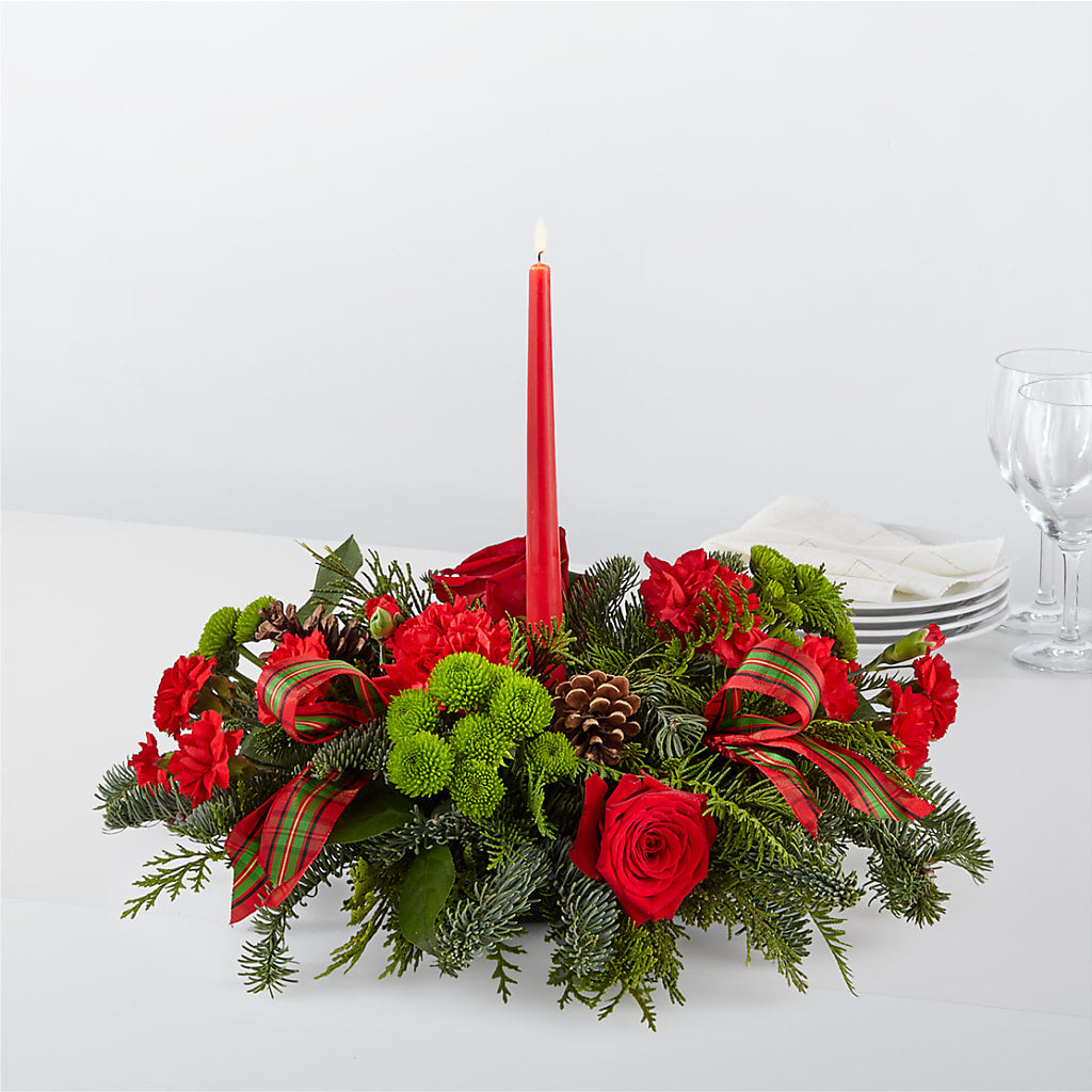 By the Candlelight Centerpiece – CRALL'S MONONGAHELA FLORAL & GIFT, Monongahela PA