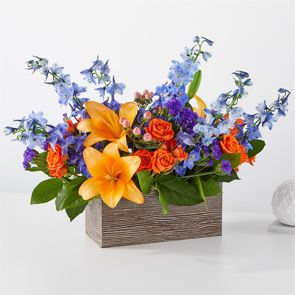 Radiant Citrus Box Bouquet – CRALL'S MONONGAHELA FLORAL & GIFT, Monongahela PA