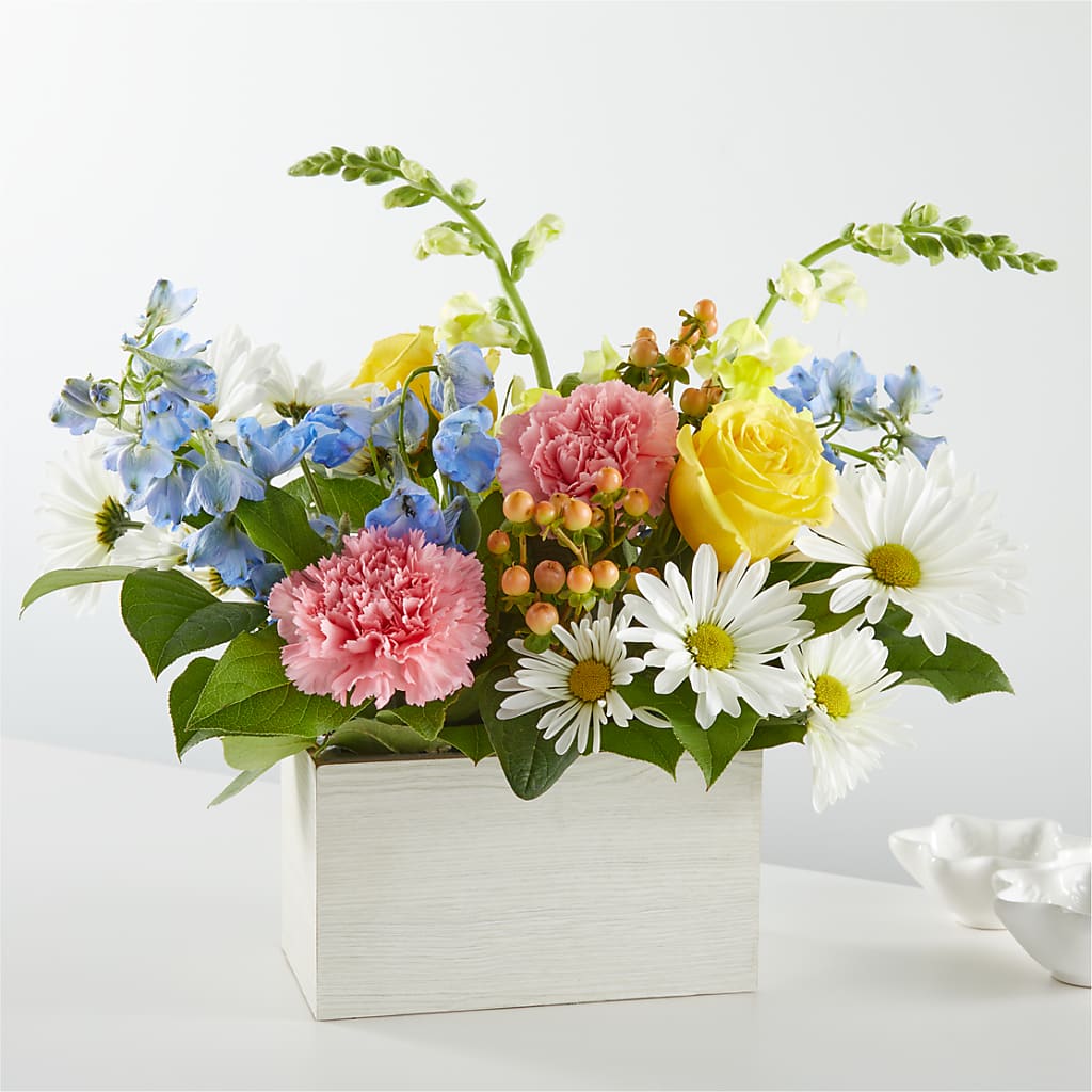 Sun Salutation Box Bouquet – CRALL'S MONONGAHELA FLORAL & GIFT, Monongahela PA