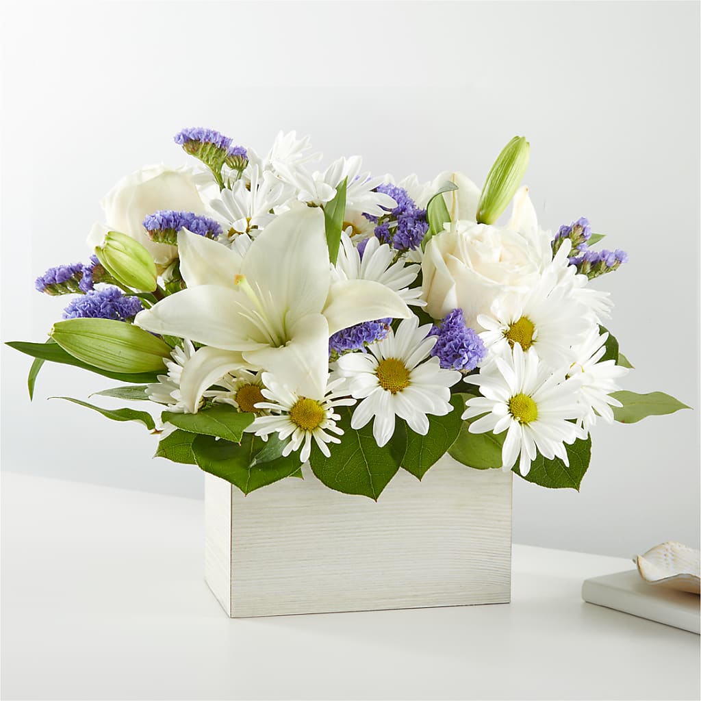 Beyond Blue Box Bouquet – CRALL'S MONONGAHELA FLORAL & GIFT, Monongahela PA