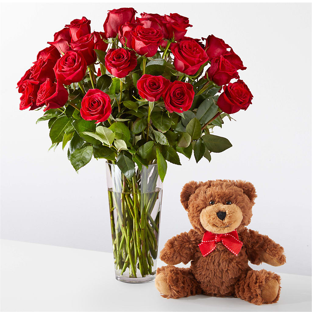 Romantic Long Stem Red Rose Bouquet Bundles – CRALL'S MONONGAHELA FLORAL & GIFT, Monongahela PA