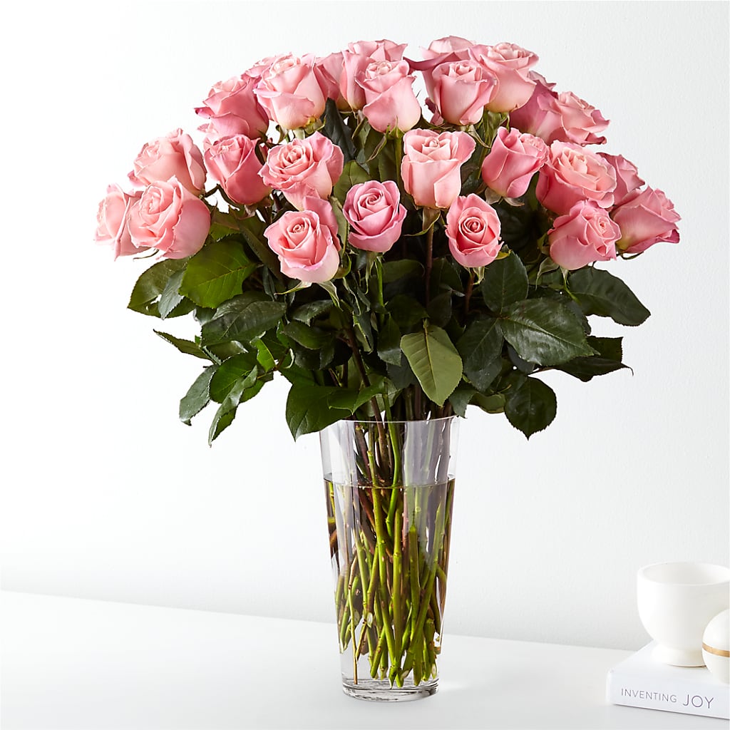 Long Stem Pink Rose Bouquet – CRALL'S MONONGAHELA FLORAL & GIFT, Monongahela PA