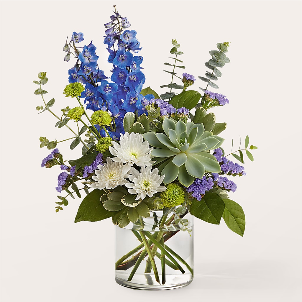 Cerulean Waves Bouquet – CRALL'S MONONGAHELA FLORAL & GIFT, Monongahela PA