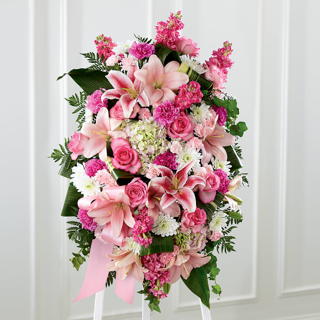 Comforting Standing Spray – CRALL'S MONONGAHELA FLORAL & GIFT, Monongahela PA