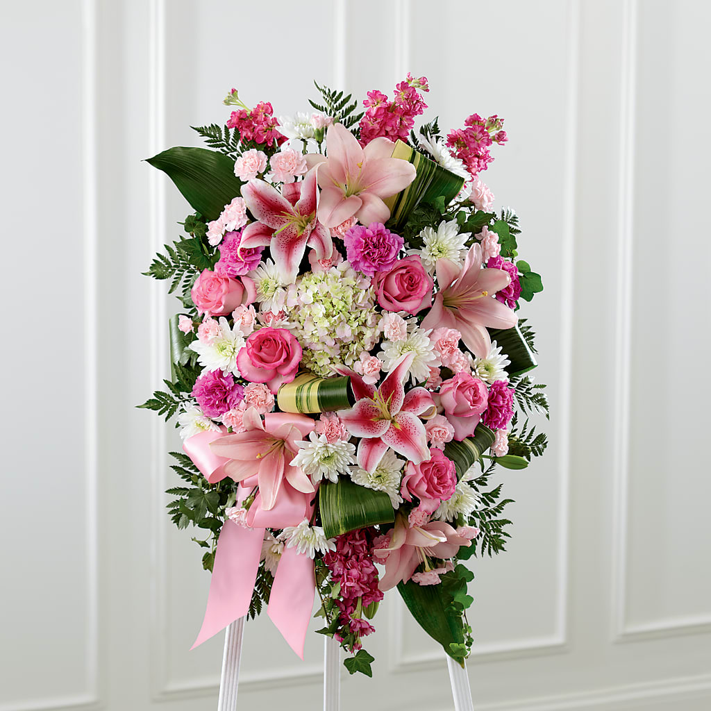 Comforting Standing Spray – CRALL'S MONONGAHELA FLORAL & GIFT, Monongahela PA