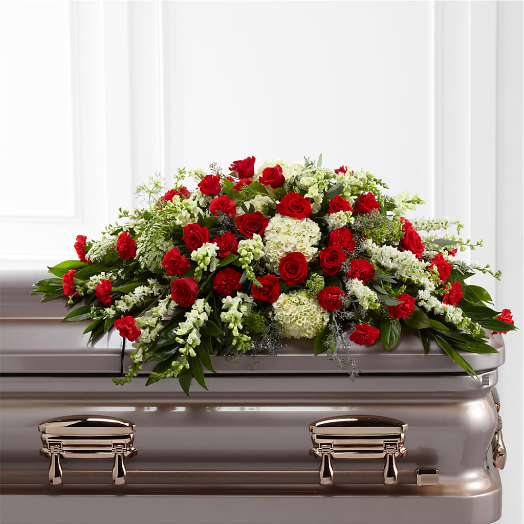 Sincerity Casket Spray – CRALL'S MONONGAHELA FLORAL & GIFT, Monongahela PA