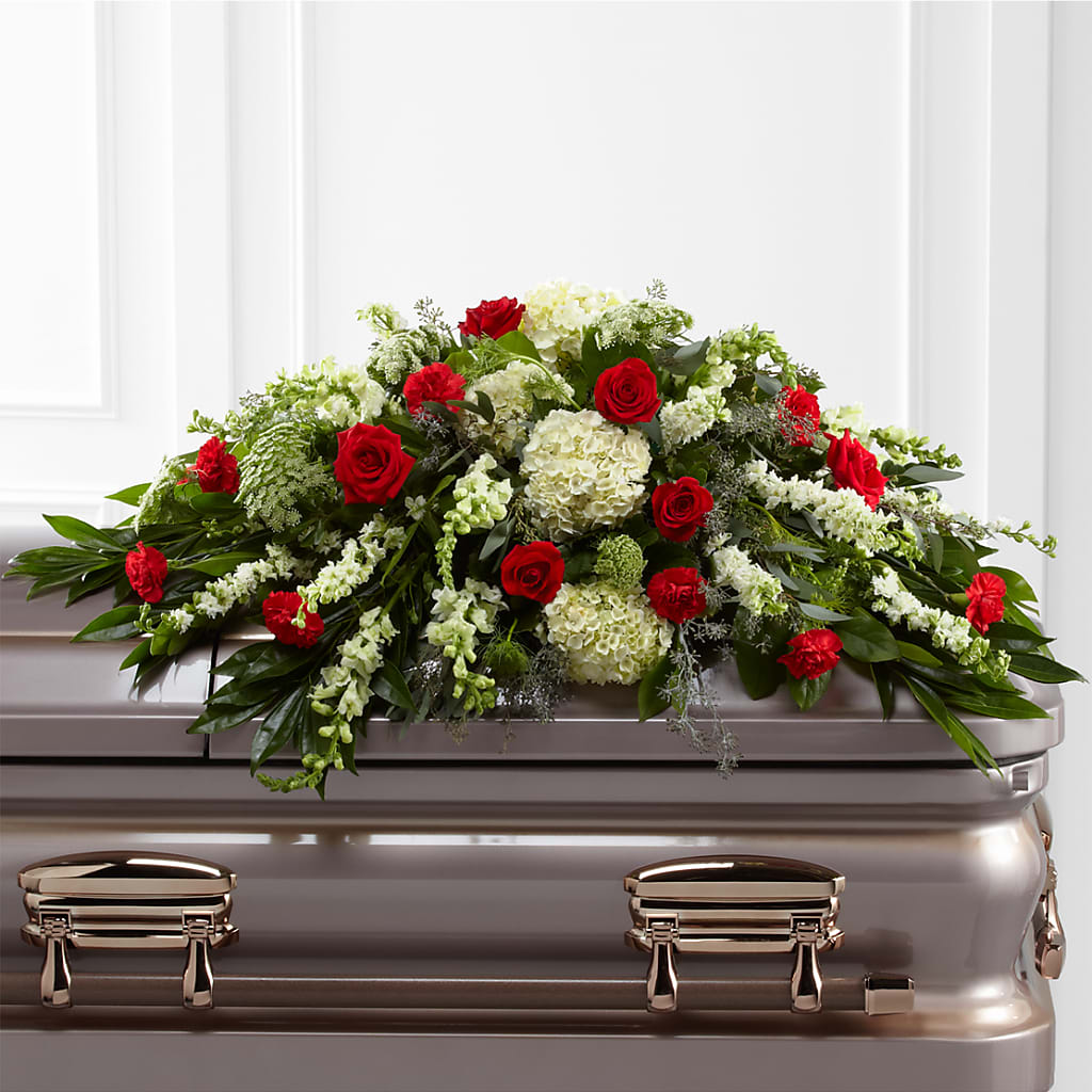 Sincerity Casket Spray – CRALL'S MONONGAHELA FLORAL & GIFT, Monongahela PA