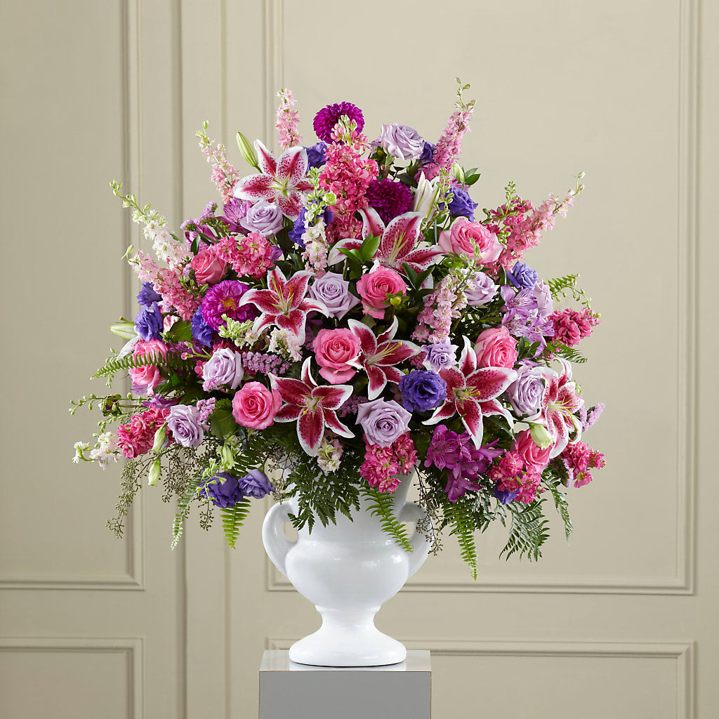 Peaceful Tribute Arrangement – CRALL'S MONONGAHELA FLORAL & GIFT, Monongahela PA