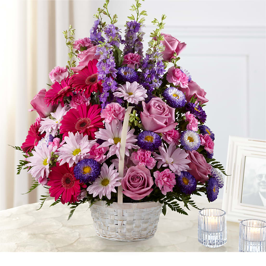 Pastel Peace Basket – CRALL'S MONONGAHELA FLORAL & GIFT, Monongahela PA