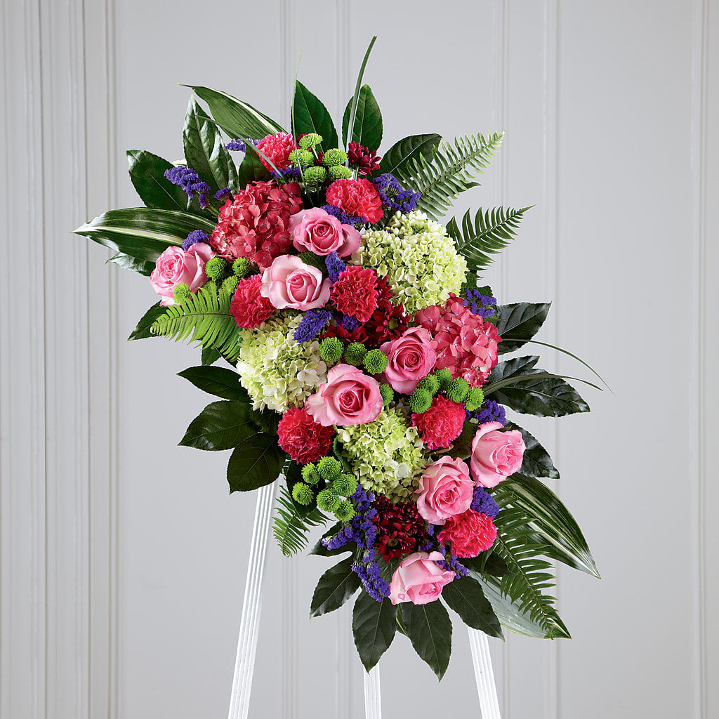 Refreshing Mix Standing Spray – CRALL'S MONONGAHELA FLORAL & GIFT, Monongahela PA