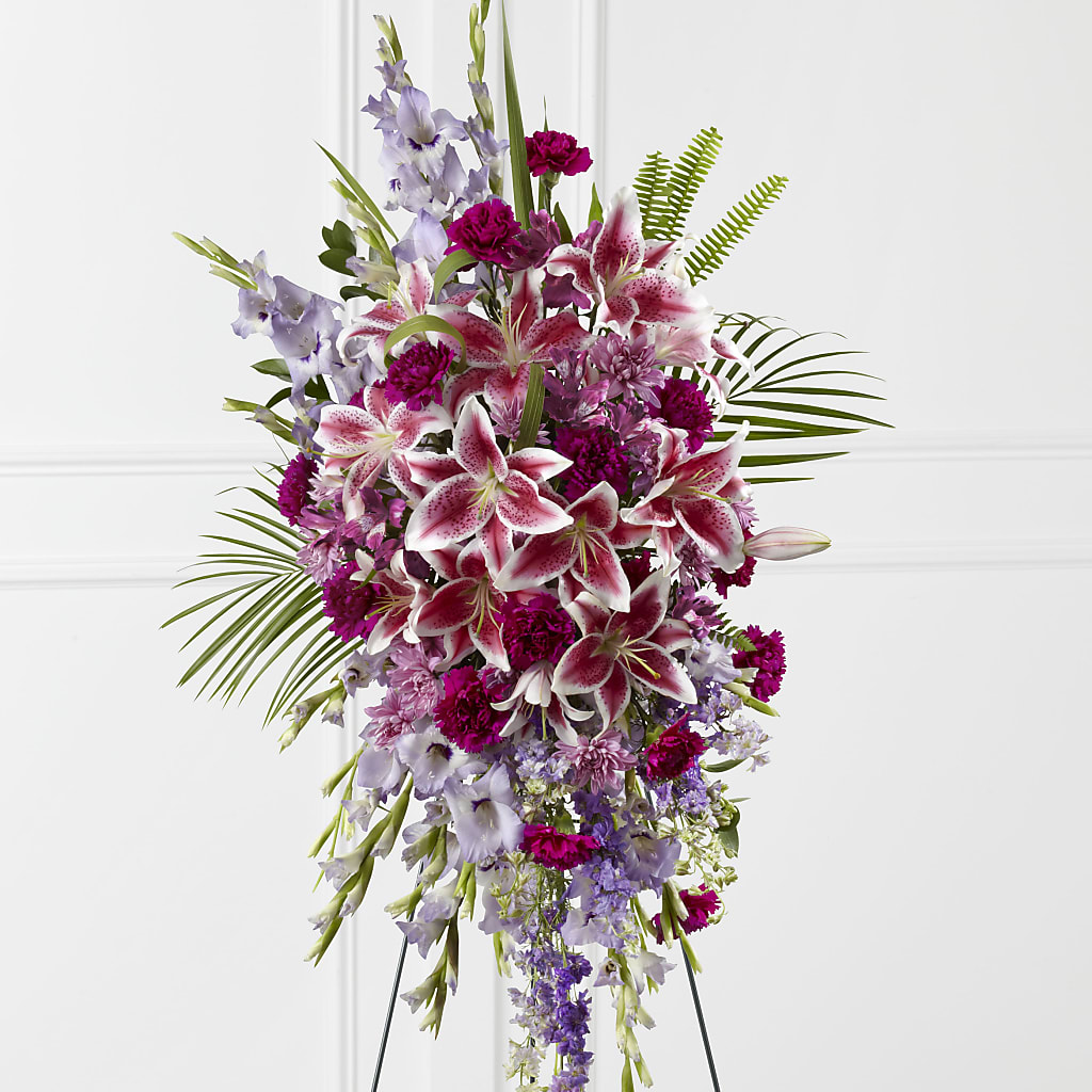 Tender Touch Standing Spray – CRALL'S MONONGAHELA FLORAL & GIFT, Monongahela PA