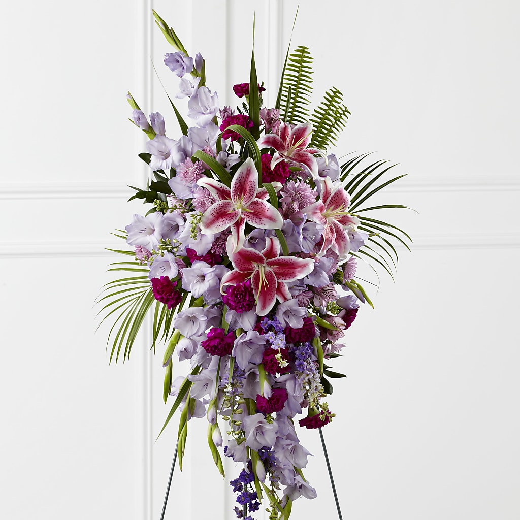 Tender Touch Standing Spray – CRALL'S MONONGAHELA FLORAL & GIFT, Monongahela PA