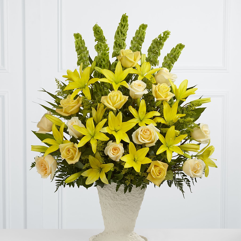 Golden Memories Arrangement – CRALL'S MONONGAHELA FLORAL & GIFT, Monongahela PA