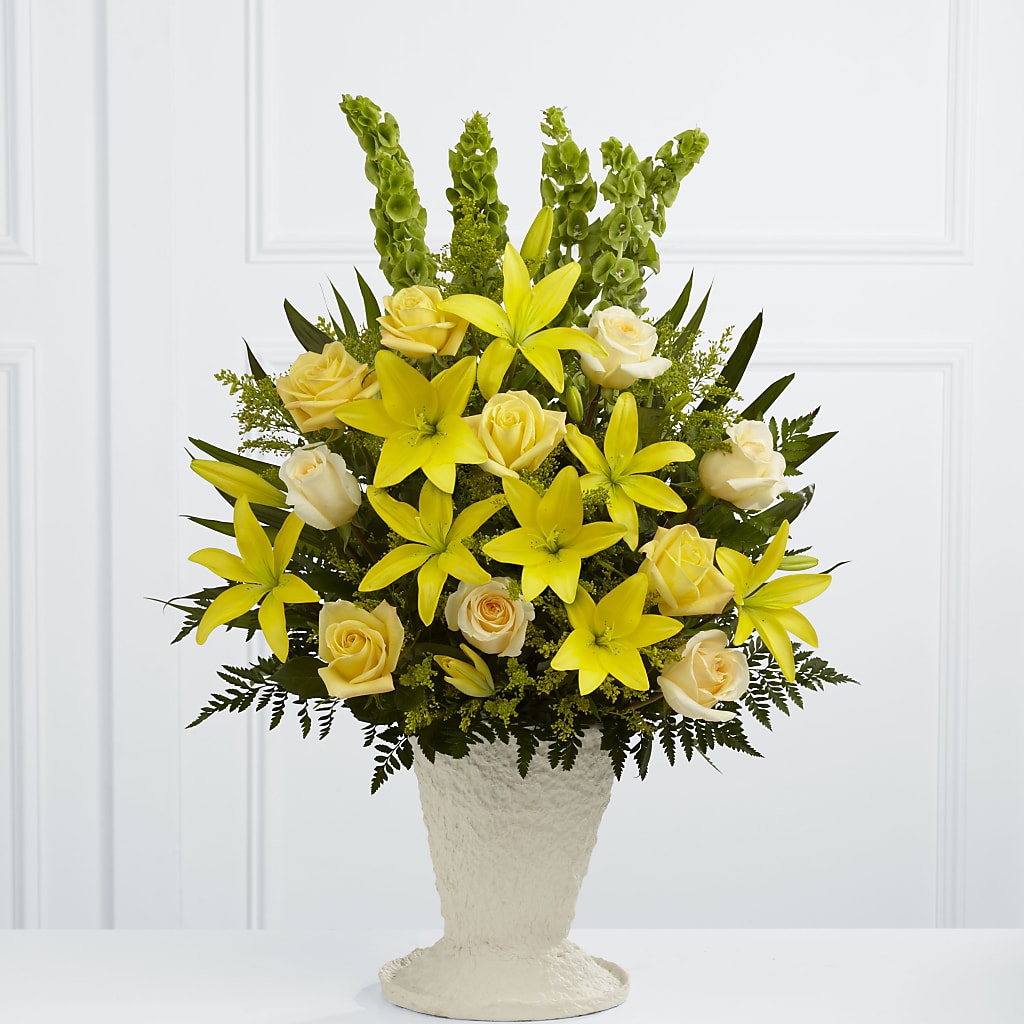 Golden Memories Arrangement – CRALL'S MONONGAHELA FLORAL & GIFT, Monongahela PA