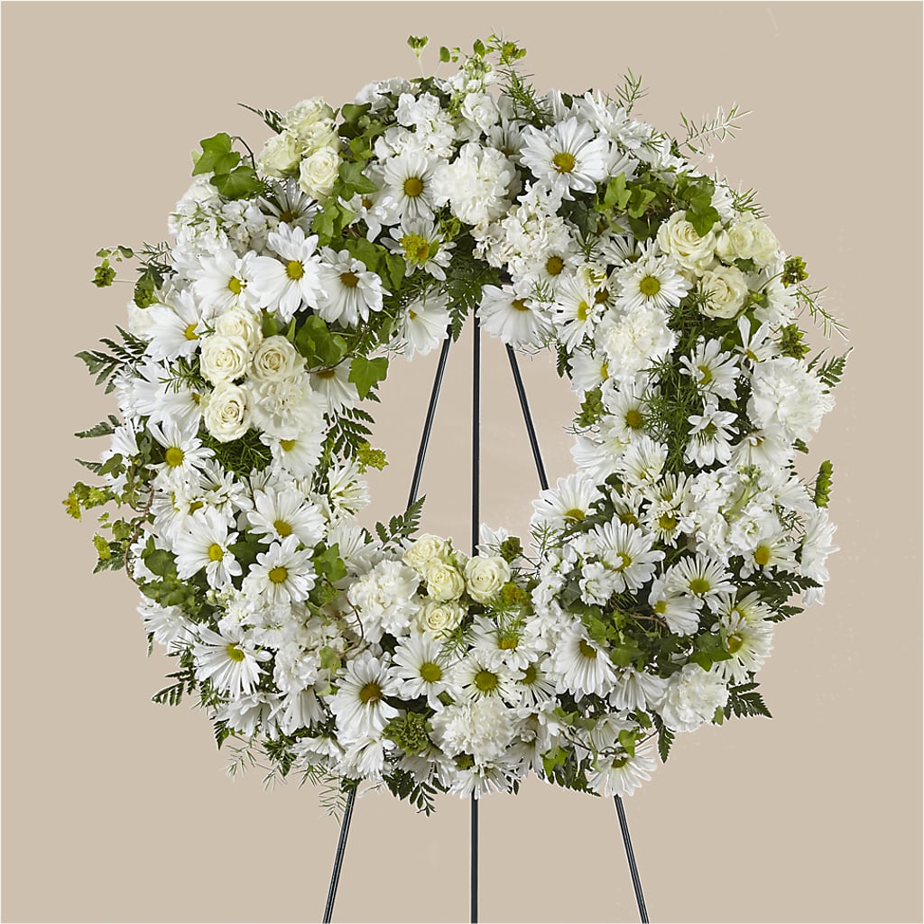 Faithful Wishes Wreath – CRALL'S MONONGAHELA FLORAL & GIFT, Monongahela PA