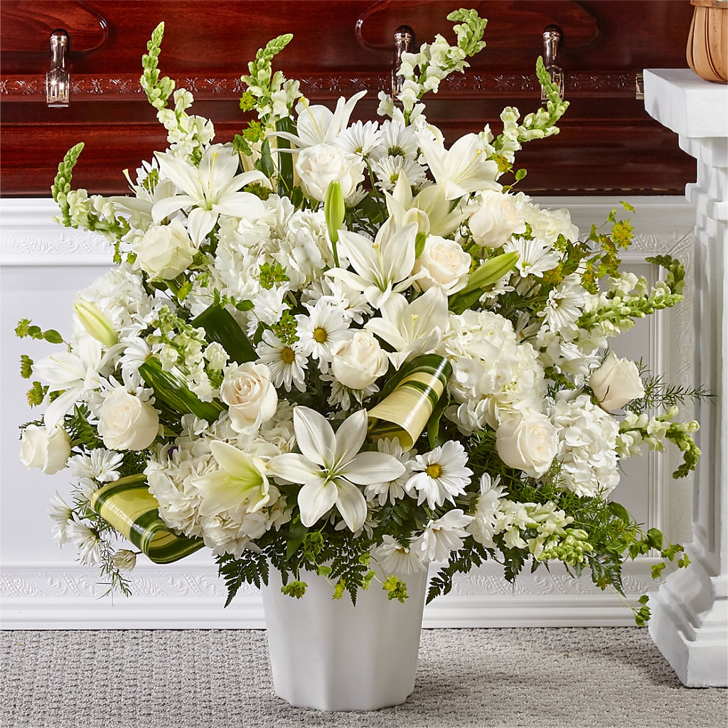 Thoughts of Tranquility Floor Basket – CRALL'S MONONGAHELA FLORAL & GIFT, Monongahela PA