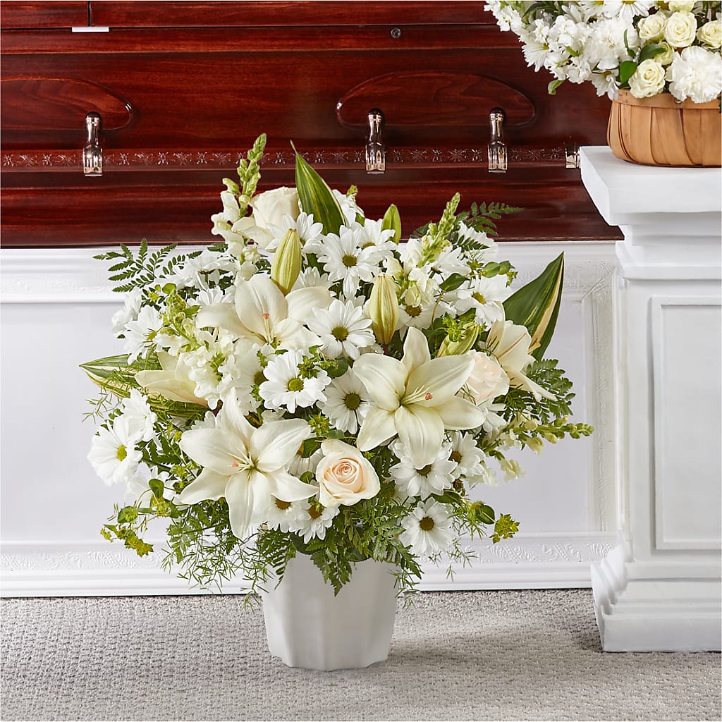 Thoughts of Tranquility Floor Basket – CRALL'S MONONGAHELA FLORAL & GIFT, Monongahela PA