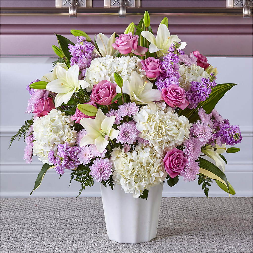 Heaven Sent Floor Basket – CRALL'S MONONGAHELA FLORAL & GIFT, Monongahela PA