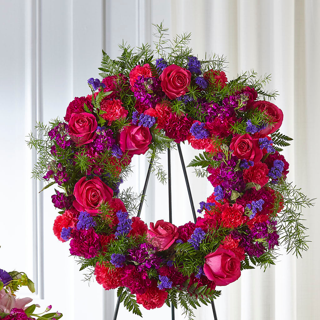Calming Colors Wreath – CRALL'S MONONGAHELA FLORAL & GIFT, Monongahela PA