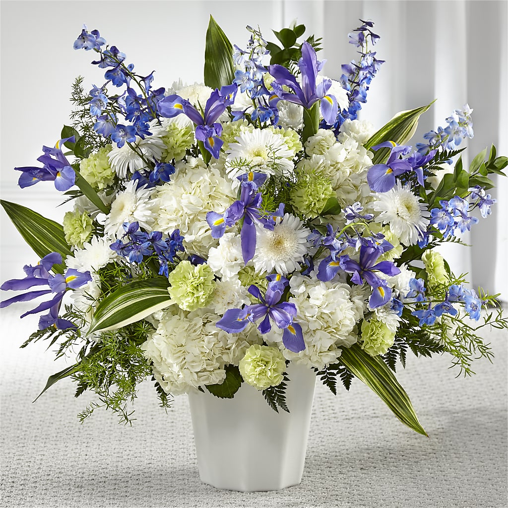 Soft Serenity Floor Basket – CRALL'S MONONGAHELA FLORAL & GIFT, Monongahela PA