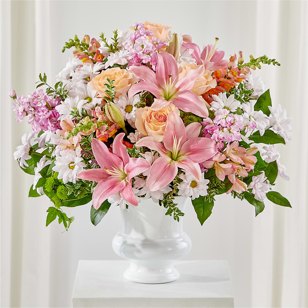 Heartfelt Gesture Urn Arrangement – CRALL'S MONONGAHELA FLORAL & GIFT, Monongahela PA