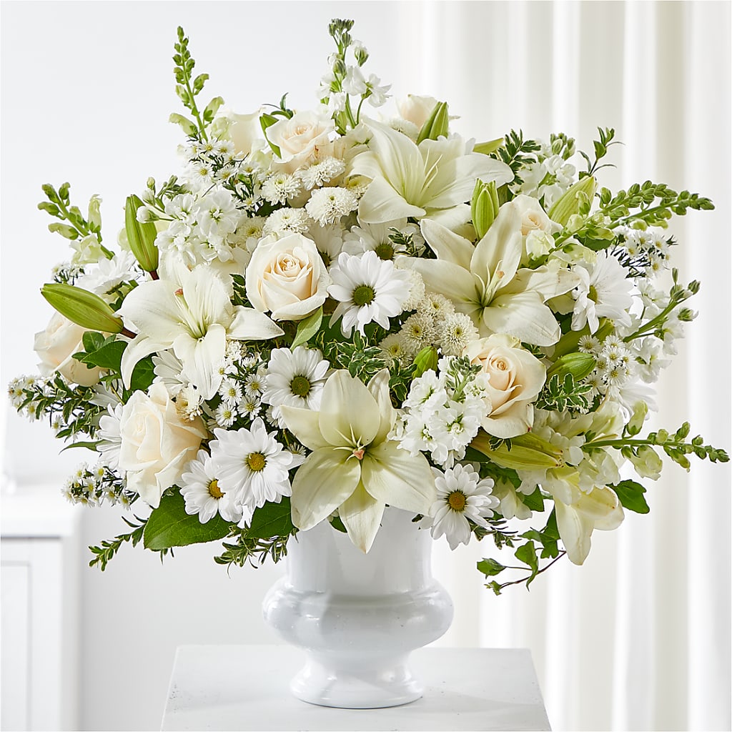 Uplifting Urn Arrangement – CRALL'S MONONGAHELA FLORAL & GIFT, Monongahela PA