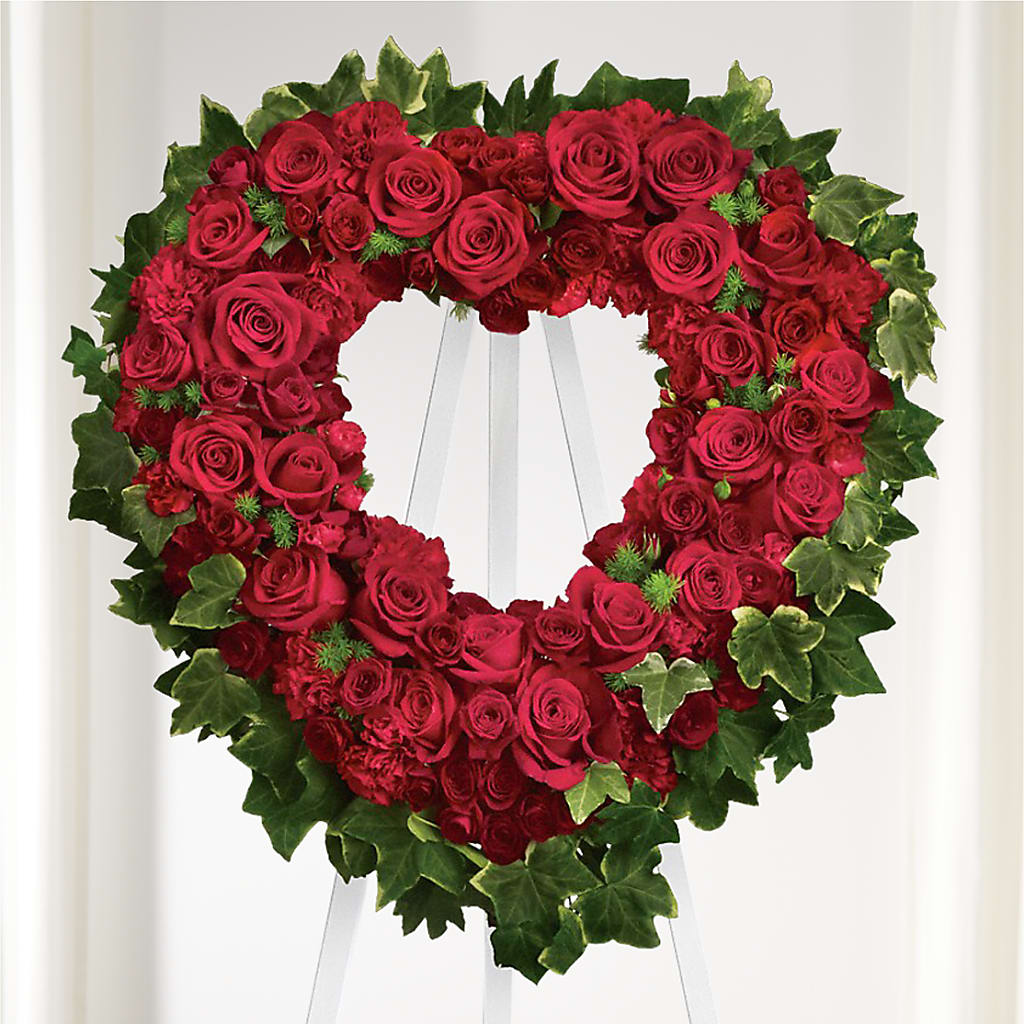 Wholehearted Standing Spray – CRALL'S MONONGAHELA FLORAL & GIFT, Monongahela PA