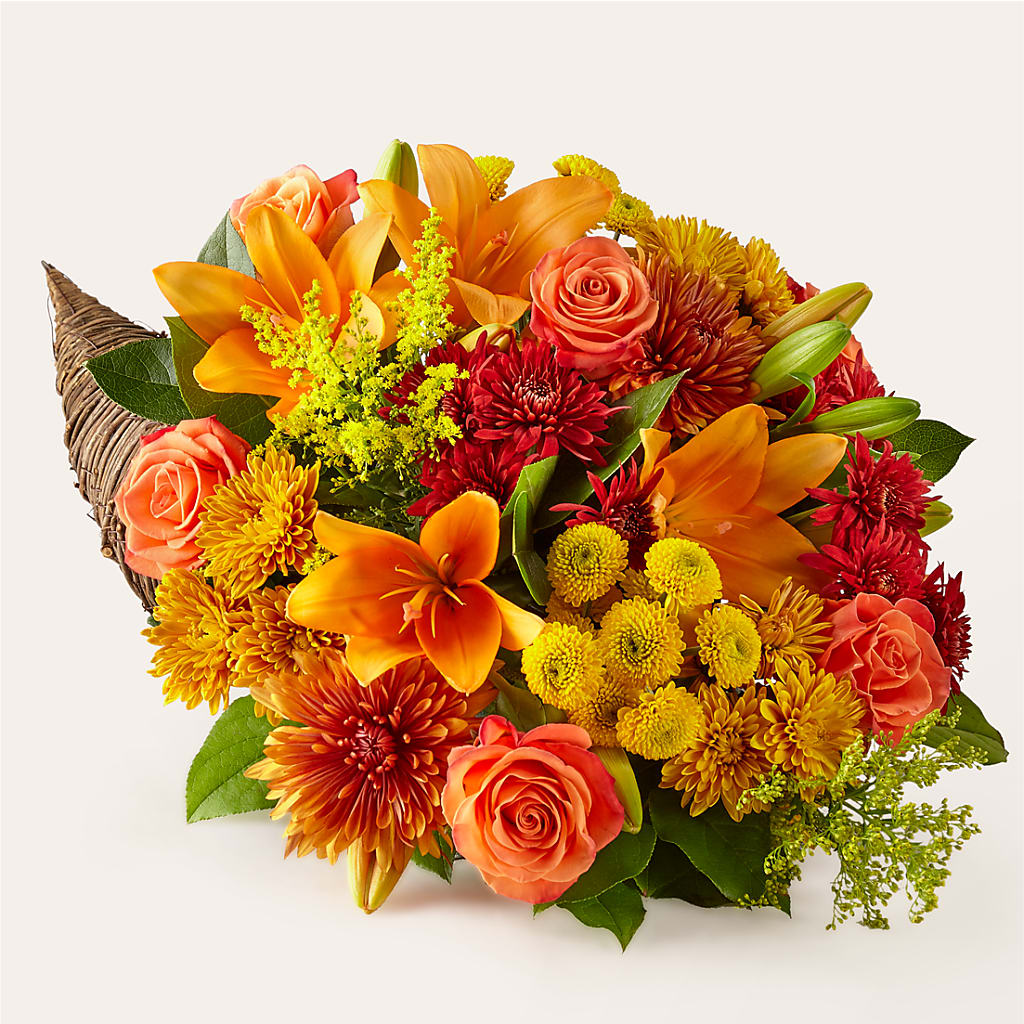 Feast of Color Cornucopia – CRALL'S MONONGAHELA FLORAL & GIFT, Monongahela PA