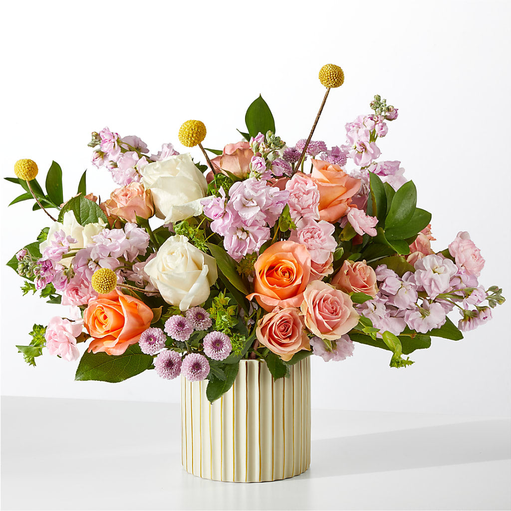 French Market Bouquet with Ivory Vase – CRALL'S MONONGAHELA FLORAL & GIFT, Monongahela PA