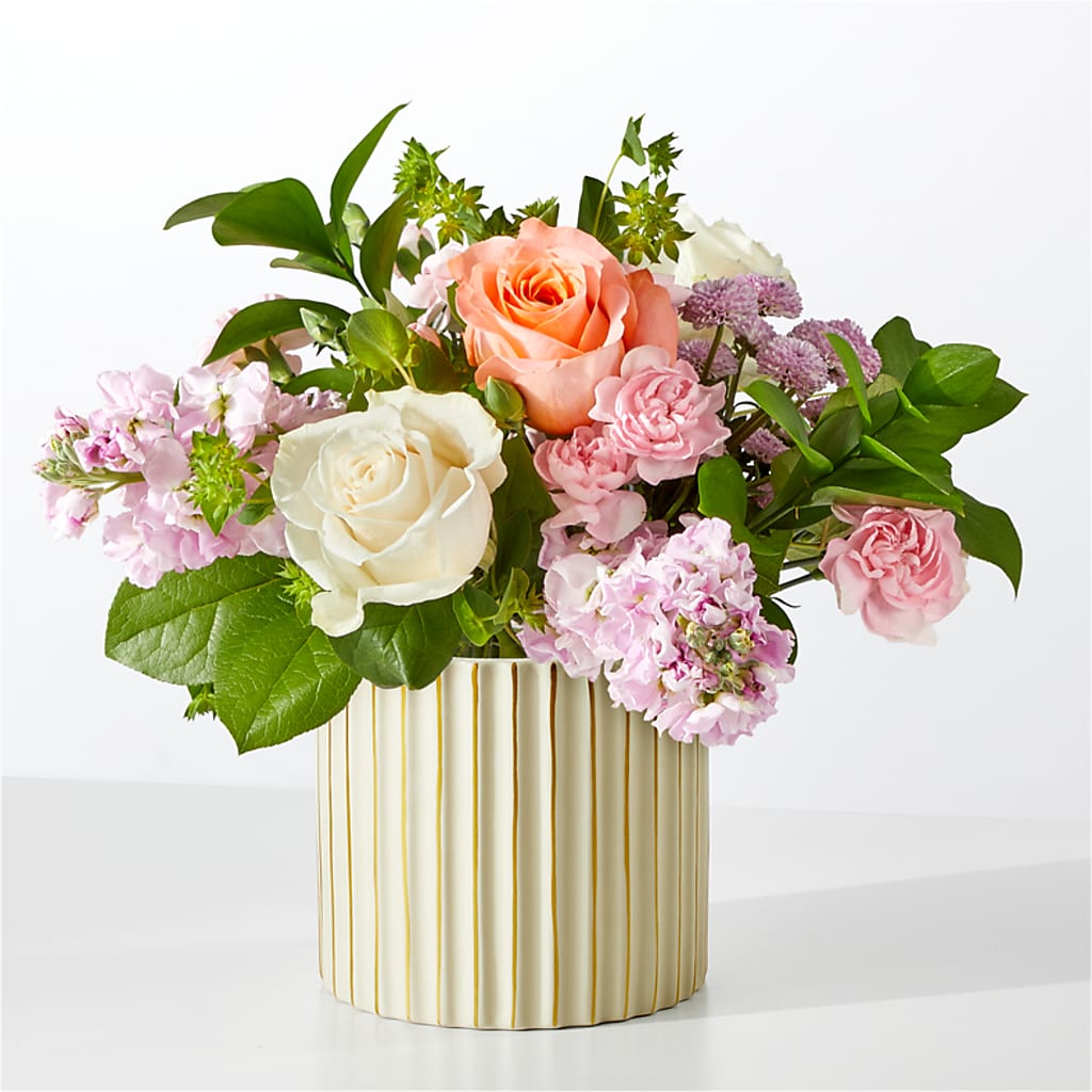 French Market Bouquet with Ivory Vase – CRALL'S MONONGAHELA FLORAL & GIFT, Monongahela PA