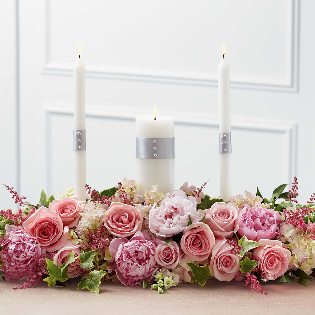 Worldwide Romance Unity Candle Arrangement – CRALL'S MONONGAHELA FLORAL & GIFT, Monongahela PA