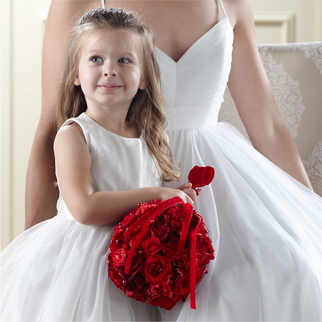 Pure at Heart Flower Girl Arrangement – CRALL'S MONONGAHELA FLORAL & GIFT, Monongahela PA