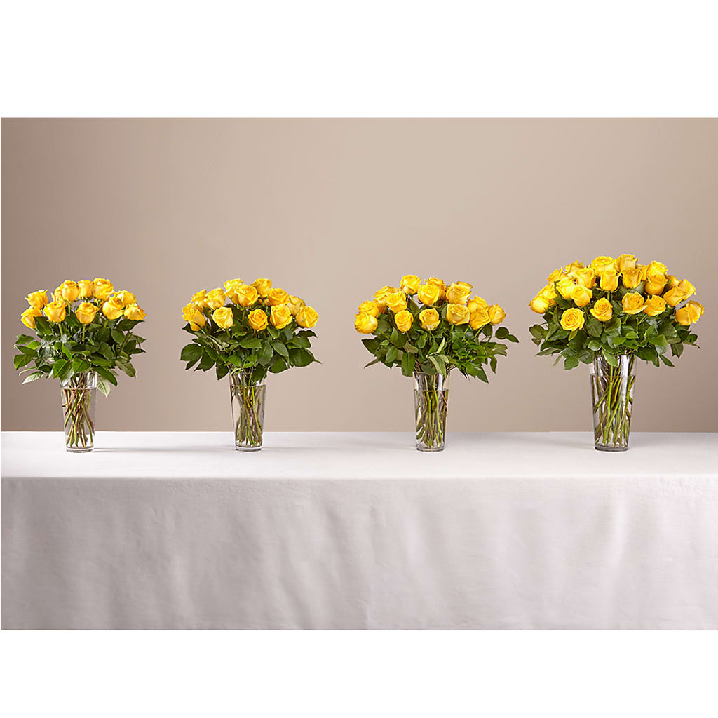 Long Stem Yellow Rose Bouquet – CRALL'S MONONGAHELA FLORAL & GIFT, Monongahela PA