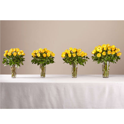 Long Stem Yellow Rose Bouquet – CRALL'S MONONGAHELA FLORAL & GIFT, Monongahela PA