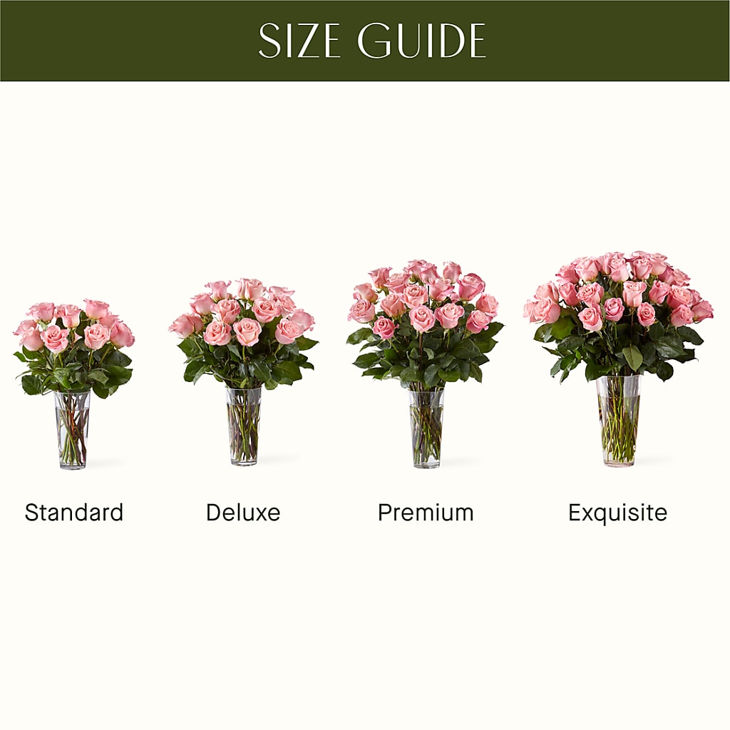 Long Stem Pink Rose Bouquet – CRALL'S MONONGAHELA FLORAL & GIFT, Monongahela PA