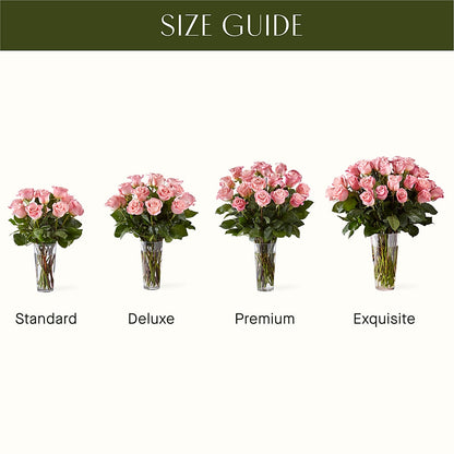 Long Stem Pink Rose Bouquet – CRALL'S MONONGAHELA FLORAL & GIFT, Monongahela PA