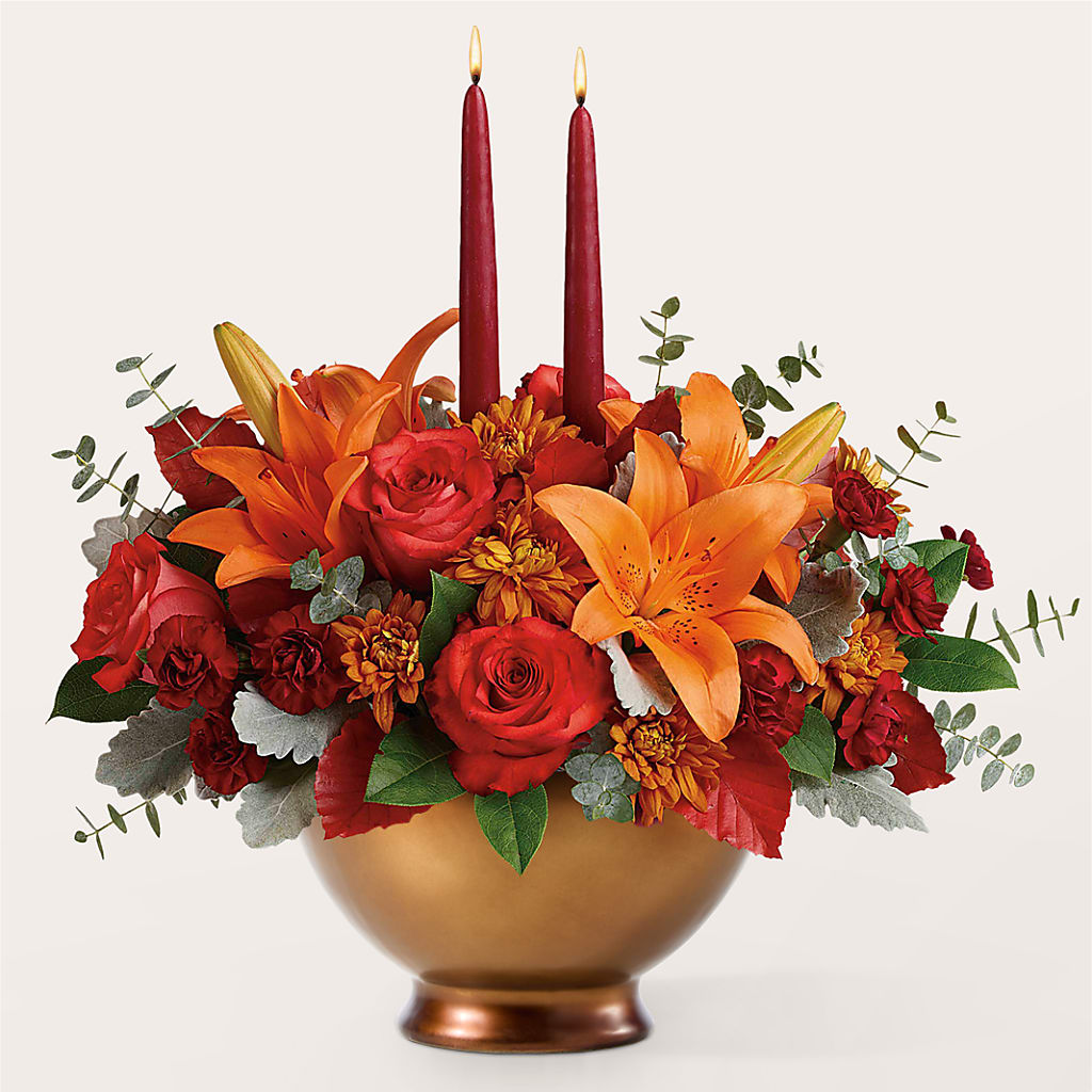 Fruits of Fall Centerpiece – CRALL'S MONONGAHELA FLORAL & GIFT, Monongahela PA