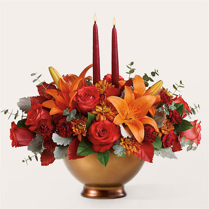 Fruits of Fall Centerpiece – CRALL'S MONONGAHELA FLORAL & GIFT, Monongahela PA