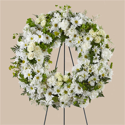 Faithful Wishes Wreath – CRALL'S MONONGAHELA FLORAL & GIFT, Monongahela PA