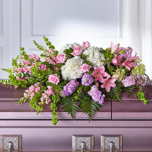 Life's Gratitude Casket Spray – CRALL'S MONONGAHELA FLORAL & GIFT, Monongahela PA