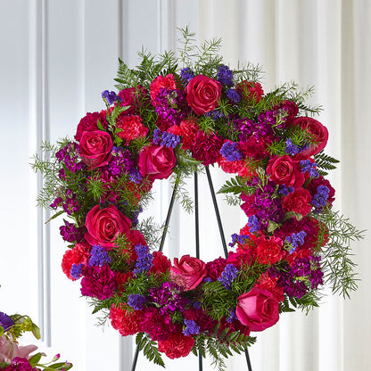 Calming Colors Wreath – CRALL'S MONONGAHELA FLORAL & GIFT, Monongahela PA