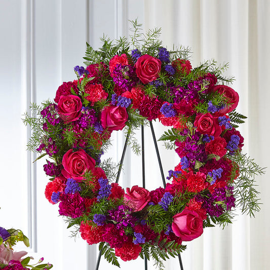 Calming Colors Wreath – CRALL'S MONONGAHELA FLORAL & GIFT, Monongahela PA