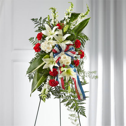 Stars of Life Standing Spray – CRALL'S MONONGAHELA FLORAL & GIFT, Monongahela PA
