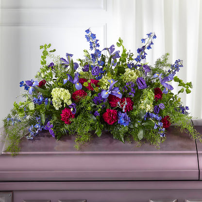 Always Treasured Casket Spray – CRALL'S MONONGAHELA FLORAL & GIFT, Monongahela PA