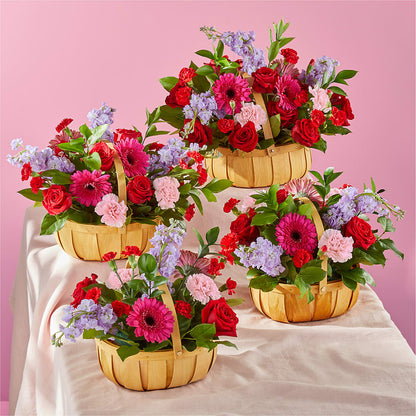 Pink Picnic Basket – CRALL'S MONONGAHELA FLORAL & GIFT, Monongahela PA