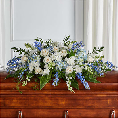 Timeless Essence Casket Spray – CRALL'S MONONGAHELA FLORAL & GIFT, Monongahela PA