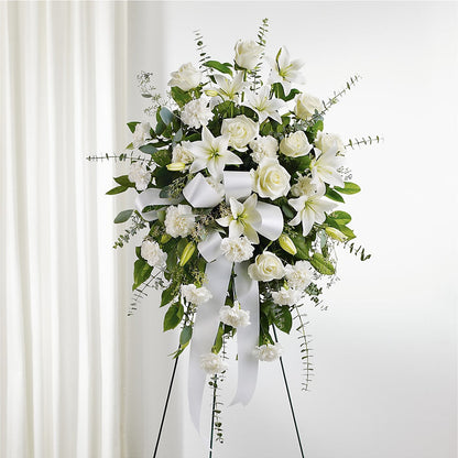 With Care Standing Spray – CRALL'S MONONGAHELA FLORAL & GIFT, Monongahela PA
