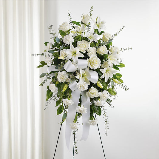 With Care Standing Spray – CRALL'S MONONGAHELA FLORAL & GIFT, Monongahela PA