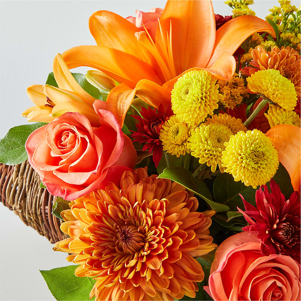 Bouquet of Blessings Cornucopia – CRALL'S MONONGAHELA FLORAL & GIFT, Monongahela PA