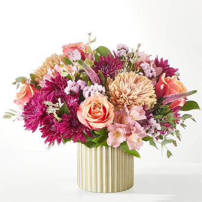 Berry Cobbler Bouquet with Ivory Vase – CRALL'S MONONGAHELA FLORAL & GIFT, Monongahela PA